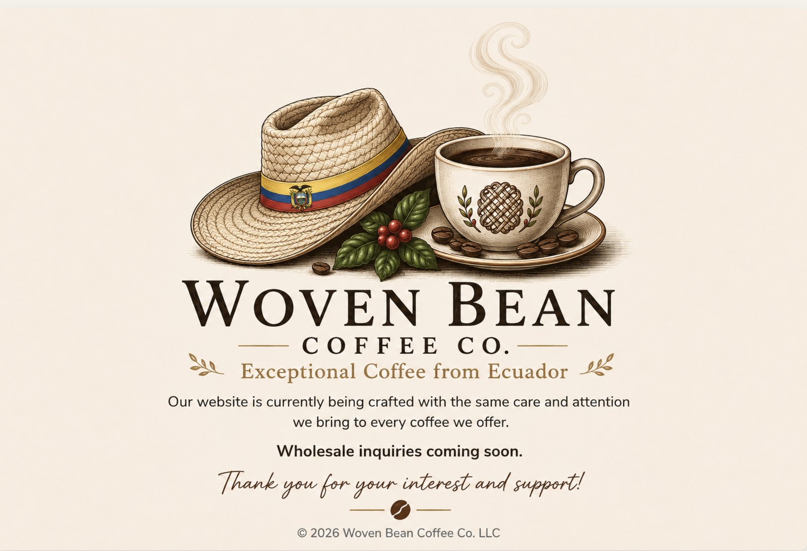 Woven Bean Coffee Co. - Exceptional Coffee from Ecuador